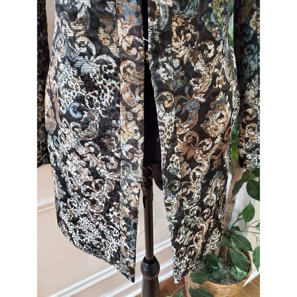 S'Styles Women's Multicolor Floral Polyester Long Sleeve Casual Jacket Blazer 46 - Picture 4 of 14